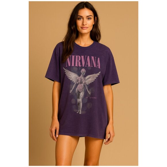 Nirvana In Utero Thrashed Grunge 90s Shirt 2X - Picture 1 of 8